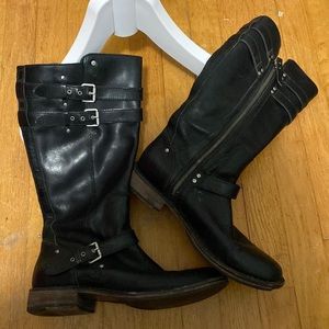 “Ugg” black Gillespie riding boots in black size 9
